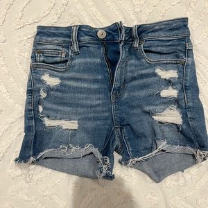 American Eagle high rise shorts.